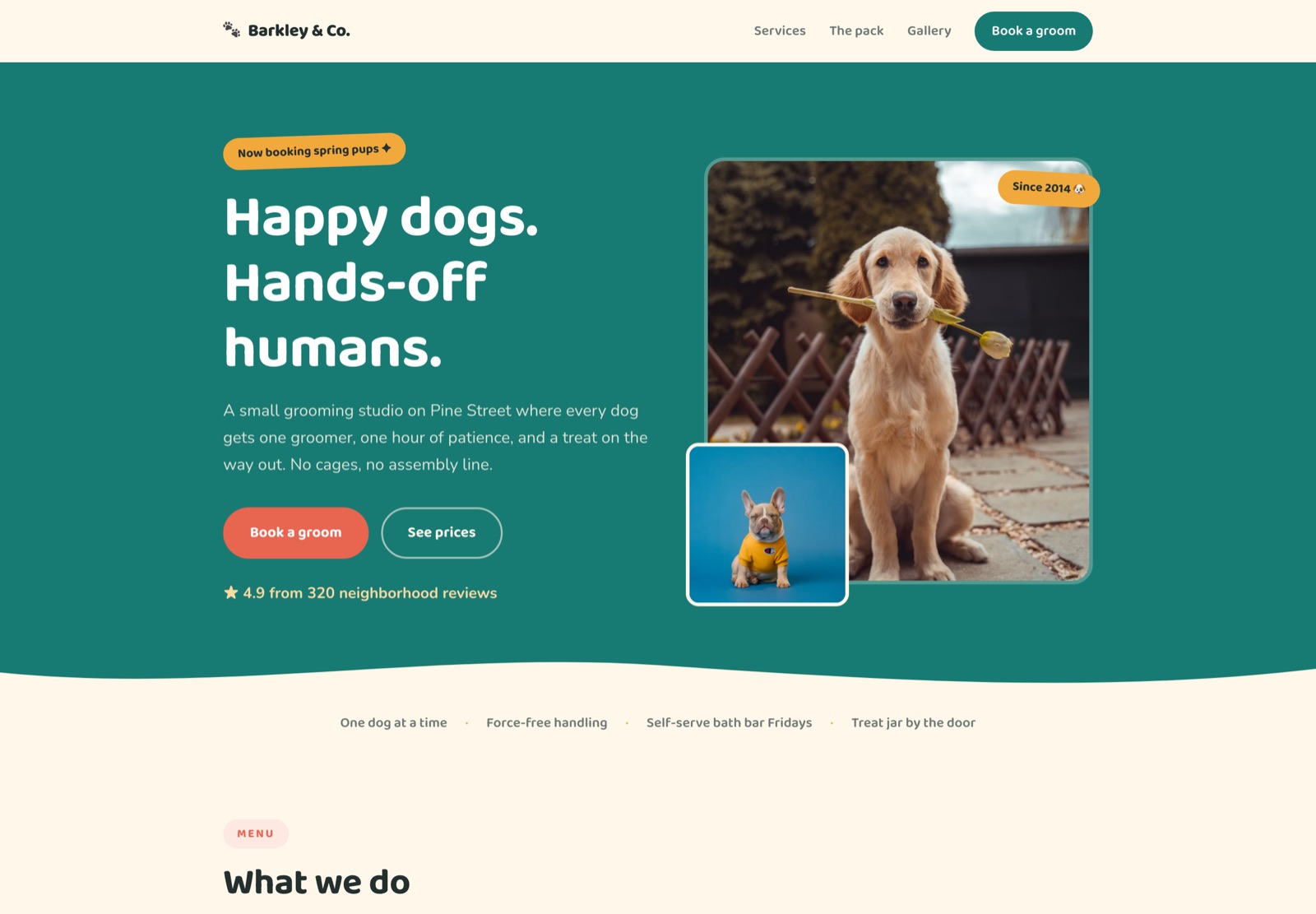 Barkley & Co. homepage